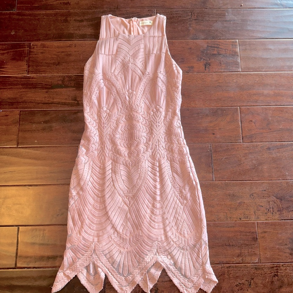 Promesa Sz Small lined lace dress